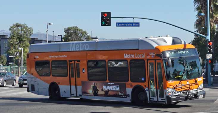 Metro LA New Flyer Xcelsior XN40 5784